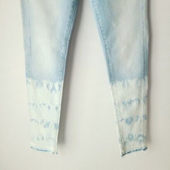 Levi's Blue Empire Skinny Raw Hem Ankle Jeans - Picture 5 of 8